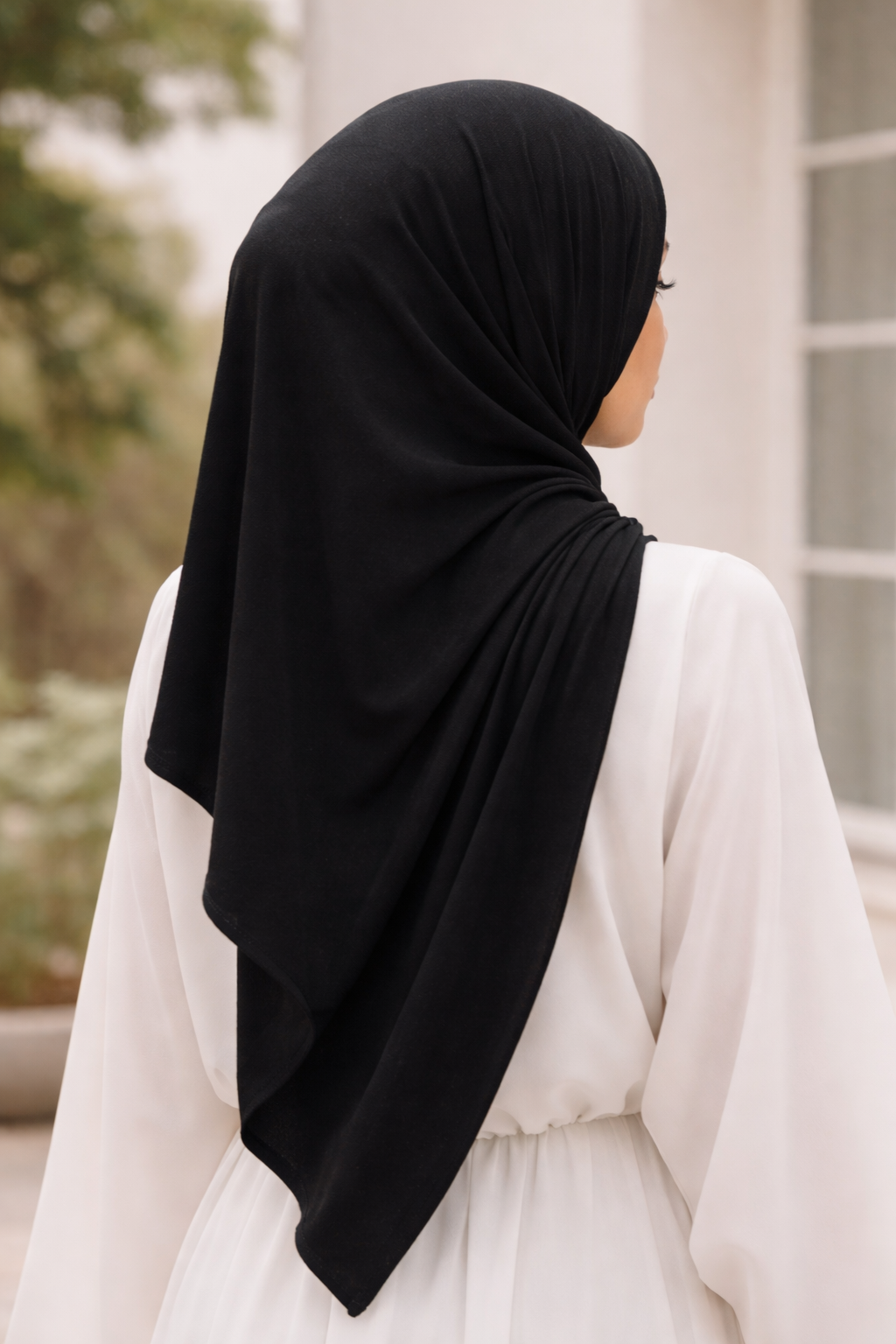 Midnight black jersey set
