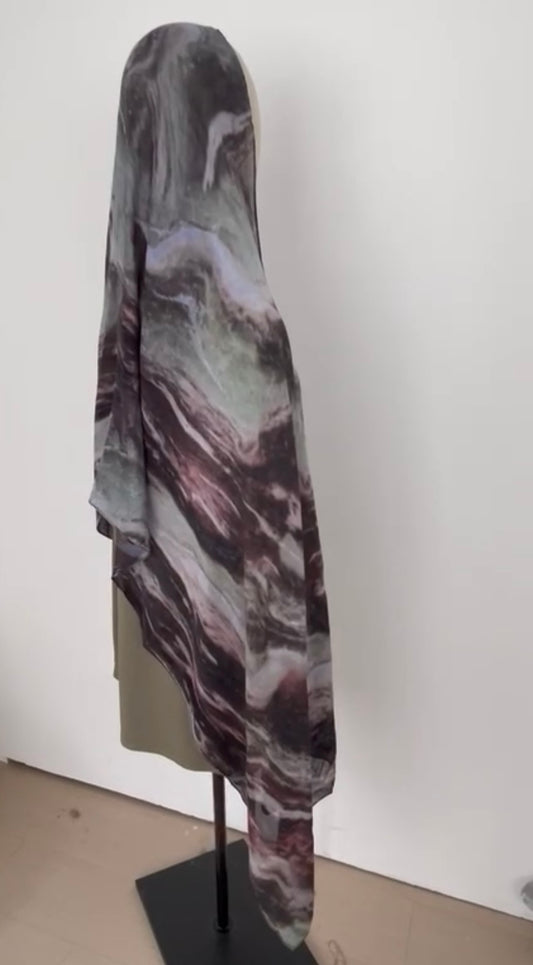 Modal swirl print