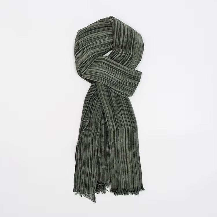 Textured stripe rayon hijab