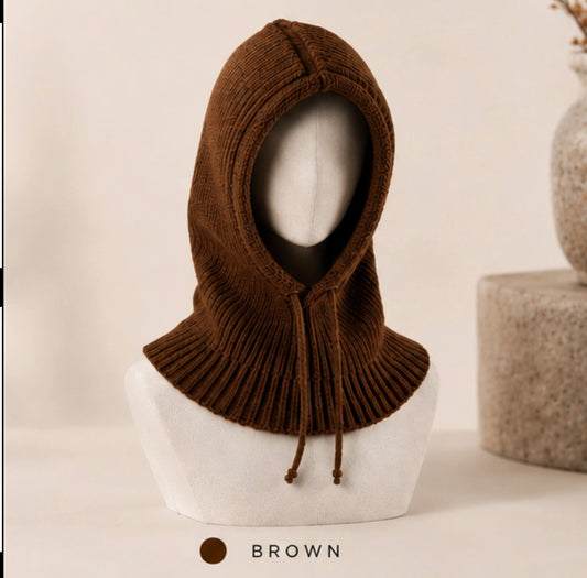 Winter hoodie brown