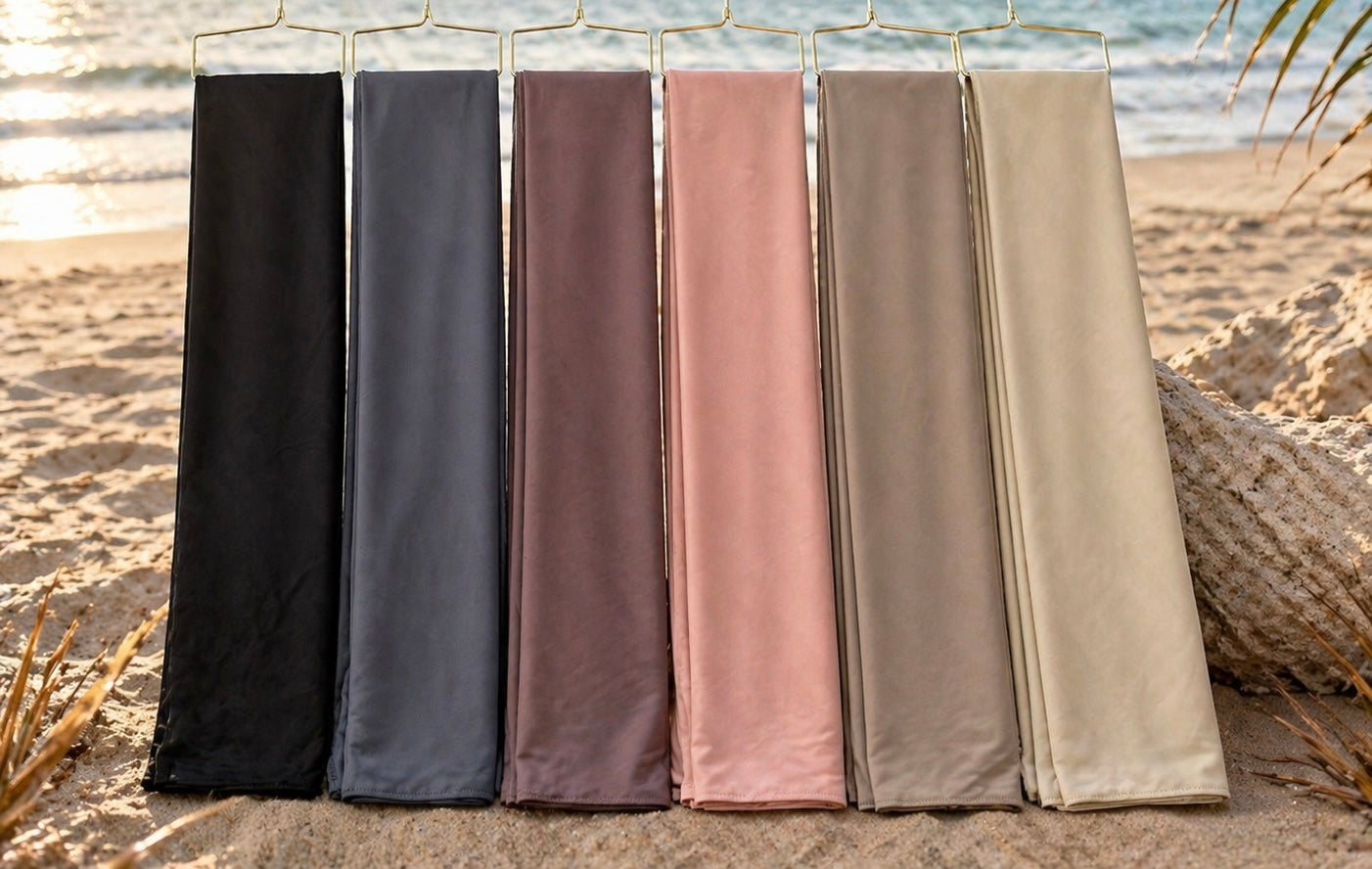 Liquid jersey hijabs