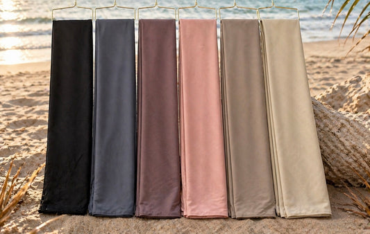 Liquid jersey hijabs