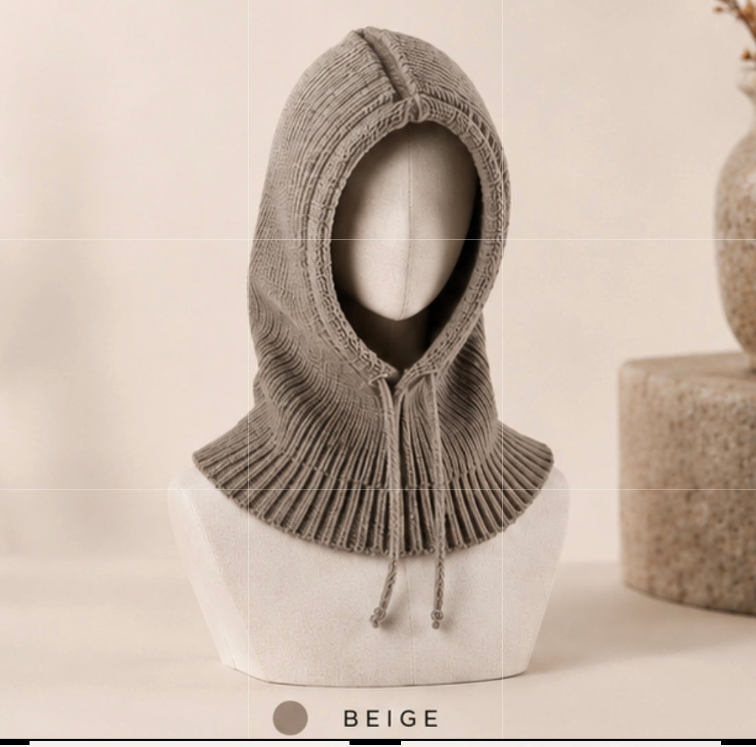 Winter hoodie beige