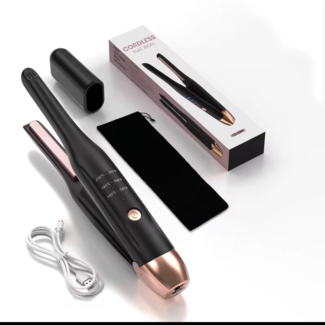 Portable hijab straightener