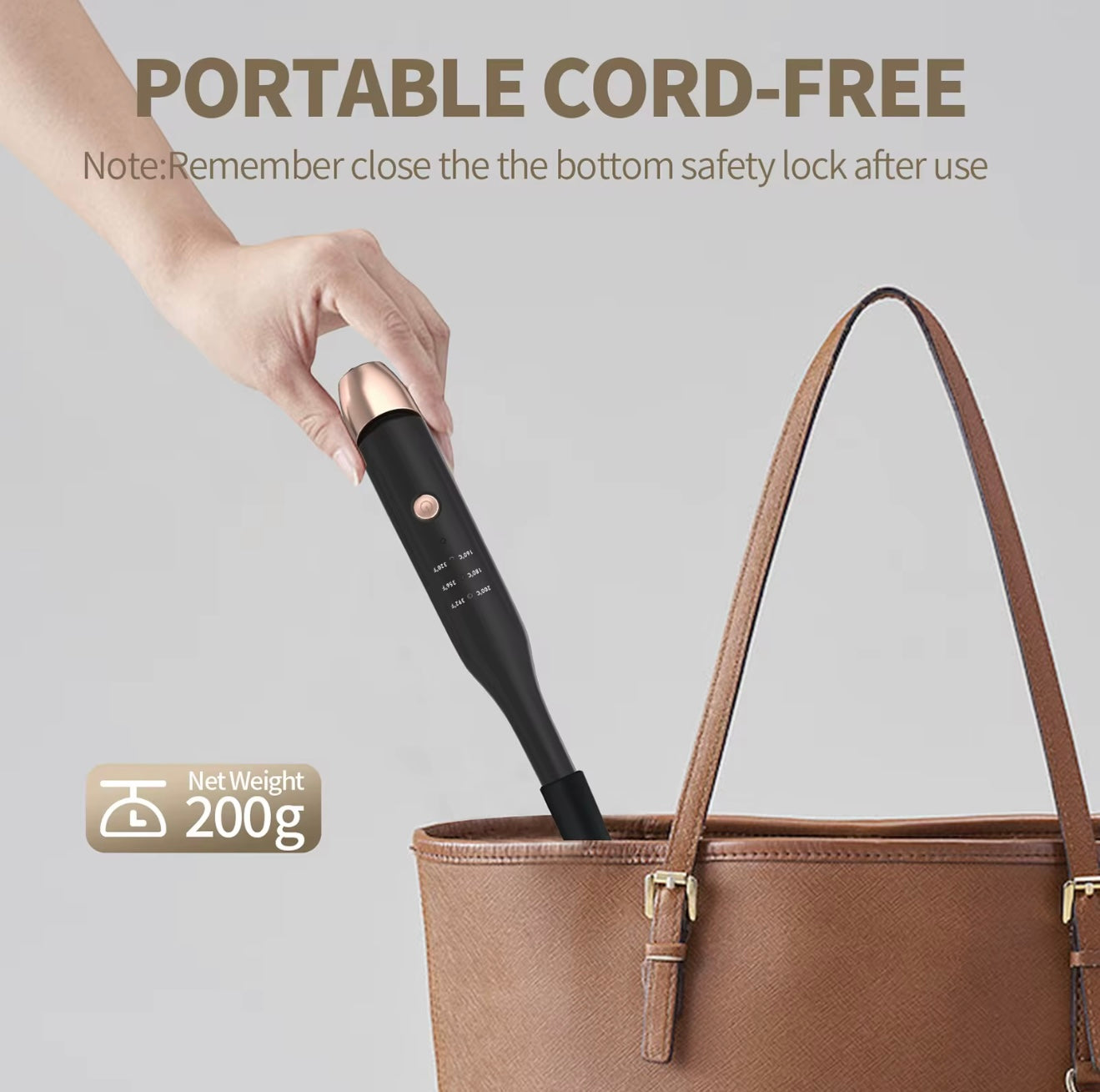 Portable hijab straightener