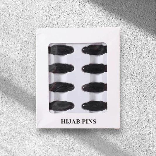 Black hijab pins